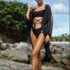 Tunika Brilli Lione Schwarz -Mode Dessous Geschäft 445h