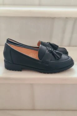 Klassische Flache Loafer Schwarz -Mode Dessous Geschäft Anadirunsubtitulo 2022 09 13T152413.686