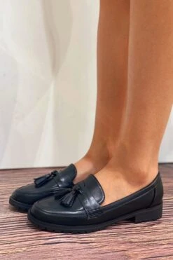 Klassische Flache Loafer Schwarz -Mode Dessous Geschäft Anadirunsubtitulo 2022 09 13T152600.829