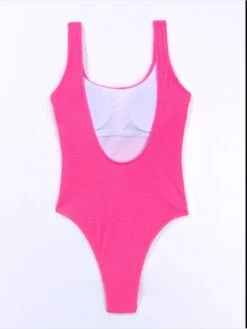 Einfarbiger Badeanzug Griechenland Fuchsia -Mode Dessous Geschäft ETRET