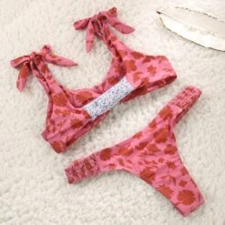 Bikini Mit Nestdruck -Mode Dessous Geschäft H55a91e418f504233a381d1c0cc234c80X