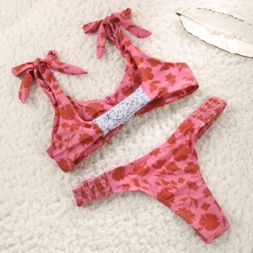 Bikini Mit Nestdruck -Mode Dessous Geschäft H55a91e418f504233a381d1c0cc234c80X