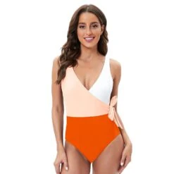 Kykladen Badeanzug Orange -Mode Dessous Geschäft S7327ca5ea22442d88b40277b13062155H