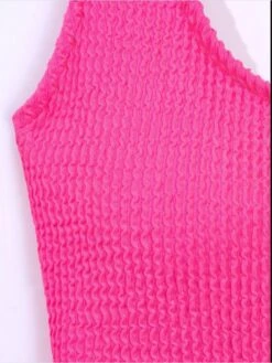 Einfarbiger Badeanzug Griechenland Fuchsia -Mode Dessous Geschäft TWETEWT