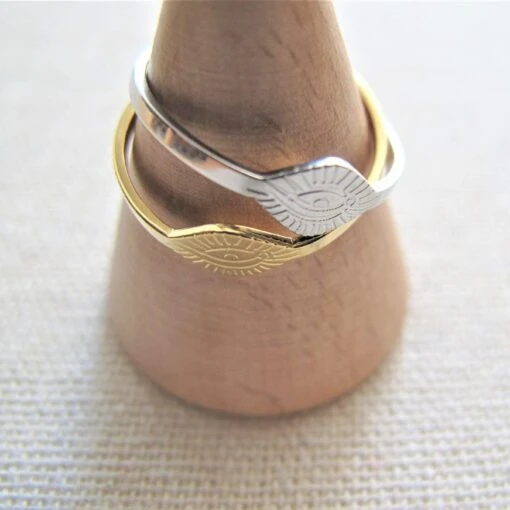 Edelstahlring Ojo Min Expressversand -Mode Dessous Geschäft anillo acero inoxidable ojo min envio express pasarelle 320317 scaled