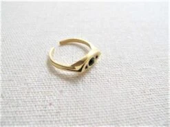 Edelstahlring Schwarzes Auge Expresslieferung -Mode Dessous Geschäft anillo acero inoxidable ojo negro envio express pasarelle 691211