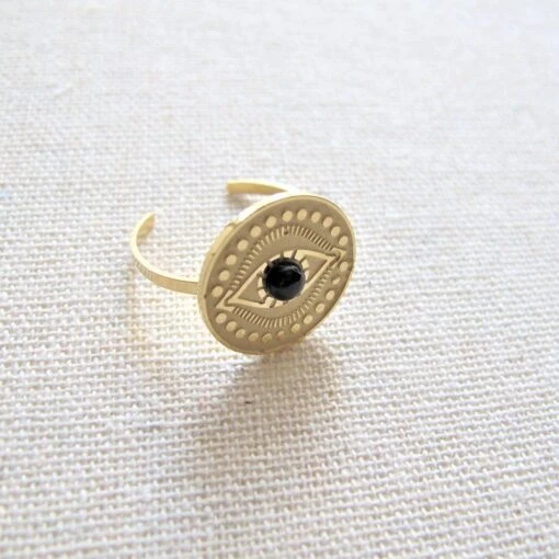 Edelstahlring Ojo Sur Expressversand -Mode Dessous Geschäft anillo acero inoxidable ojo sur envio express pasarelle 168651