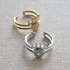 Edelstahl-Ringlaschen Expresslieferung -Mode Dessous Geschäft anillo acero inoxidable pestana envio express pasarelle 821869