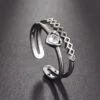 Minutisa Stahlring Expressversand -Mode Dessous Geschäft anillo minutisa acero envio express pasarelle default title 470636