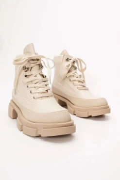 Beigefarbene Obidos-Stiefeletten -Mode Dessous Geschäft arvulakia astragalou 54217 2ld9