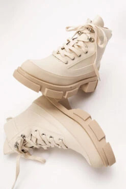 Beigefarbene Obidos-Stiefeletten -Mode Dessous Geschäft arvulakia astragalou 54217 zx55