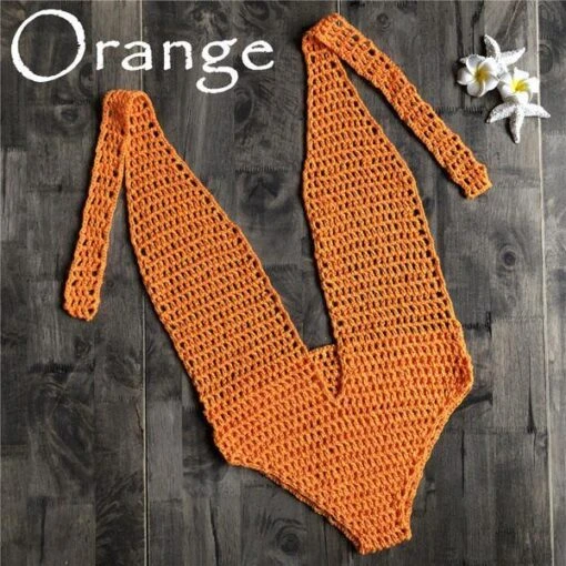 Sexy Bestickter Bikini -Mode Dessous Geschäft bikini bordado sexy pasarelle naranja 498305