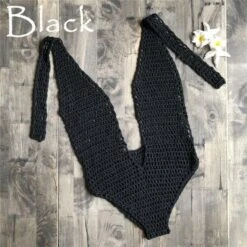 Sexy Bestickter Bikini -Mode Dessous Geschäft bikini bordado sexy pasarelle negro 885218