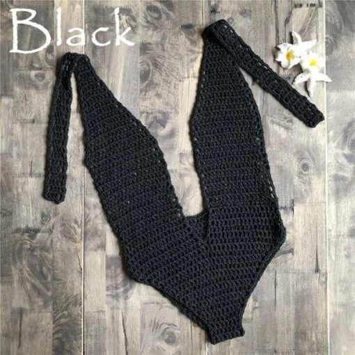 Sexy Bestickter Bikini -Mode Dessous Geschäft bikini bordado sexy pasarelle negro 885218