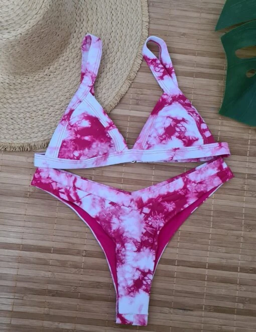 Faded Triangel-Bikini -Mode Dessous Geschäft bikini destenido triangulo pasarelle 2 scaled
