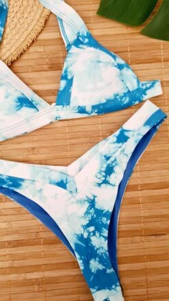 Faded Triangel-Bikini -Mode Dessous Geschäft bikini destenido triangulo pasarelle 7