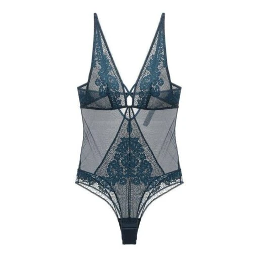 Körper-Dreieck -Mode Dessous Geschäft body triangle pasarelle verde l 240890