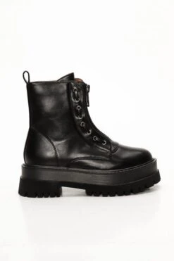Cracovia Zipper Bootie Schwarz -Mode Dessous Geschäft botin cremallera cracovia negro pasarelle 5 07e27867 2350 4fb8 9143 1c94f939c775