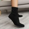 Schwarze Roma-Stiefeletten -Mode Dessous Geschäft botin roma negro pasarelle 1