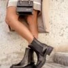 Berna Mili Stiefelette -Mode Dessous Geschäft botines berlin negro pasarelle 1