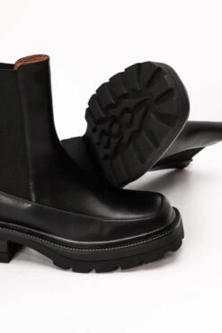 Berna Mili Stiefelette -Mode Dessous Geschäft botines berlin negro pasarelle 4