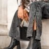 Stiefelette Florencia Schwarz -Mode Dessous Geschäft botines florencia negro pasarelle 1