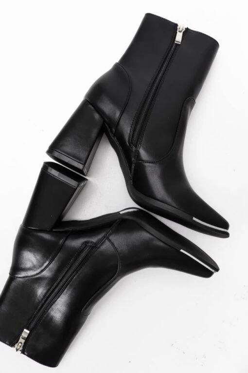 Stiefelette Florencia Schwarz -Mode Dessous Geschäft botines florencia negro pasarelle 3