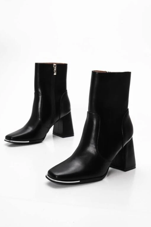 Stiefelette Florencia Schwarz -Mode Dessous Geschäft botines florencia negro pasarelle 5