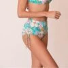 Santorini Bikiniunterteil Mit Hoher Taille -Mode Dessous Geschäft braguita bikini de cintura alta santorini pasarelle 1