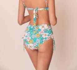 Santorini Bikiniunterteil Mit Hoher Taille -Mode Dessous Geschäft braguita bikini de cintura alta santorini pasarelle 3