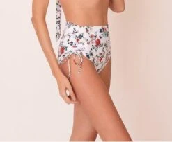 Santorini Bikiniunterteil Mit Hoher Taille -Mode Dessous Geschäft braguita bikini de cintura alta santorini pasarelle 4