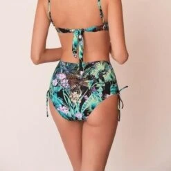 Santorini Bikiniunterteil Mit Hoher Taille -Mode Dessous Geschäft braguita bikini de cintura alta santorini pasarelle 7