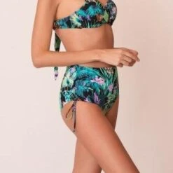 Santorini Bikiniunterteil Mit Hoher Taille -Mode Dessous Geschäft braguita bikini de cintura alta santorini pasarelle 8