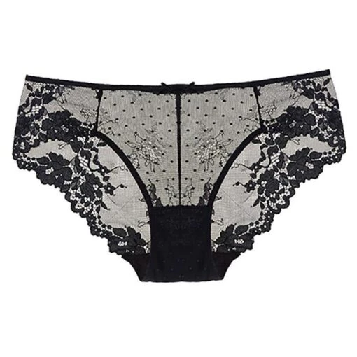 Floral Spitze Höschen -Mode Dessous Geschäft braguitas encaje floral sin costuras pasarelle 7