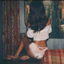 Höschen Aus Samt Und Spitze -Mode Dessous Geschäft braguitas encaje velvet pasarelle 8