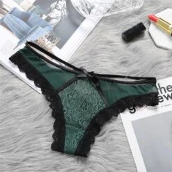 Lisa-Schlüpfer -Mode Dessous Geschäft braguitas lisa pasarelle verde ml 616761