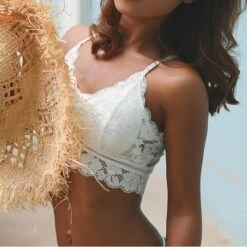 Durchbrochene Bralette-Schleife -Mode Dessous Geschäft bralette calado lazo pasarelle 223837