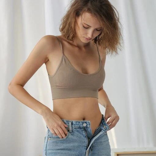 Nahtlos Bralette U -Mode Dessous Geschäft bralette sin costuras u pasarelle 4