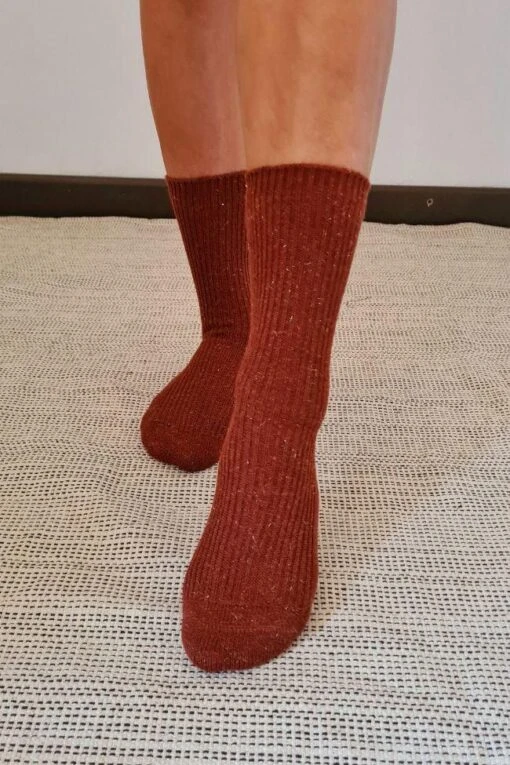 Rosa Bienen-Socken -Mode Dessous Geschäft calcetines brilli lana teja pasarelle 2