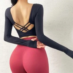 Cross-over-Sport-T-Shirt -Mode Dessous Geschäft camiseta de deporte cruzada pasarelle 840885