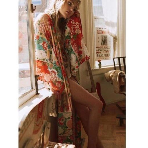 Blume Strickjacke -Mode Dessous Geschäft cardigan floral pasarelle 607253