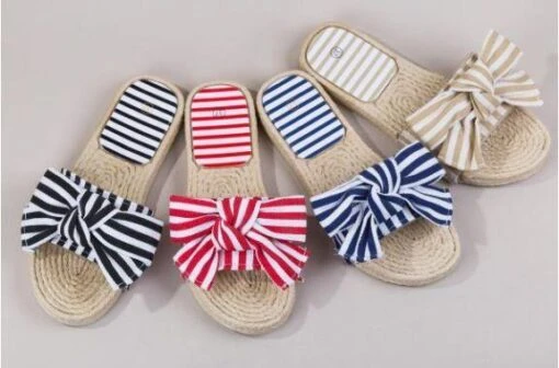 Flip Flops Streifen -Mode Dessous Geschäft chanclas rayas outlet pasarelle 1