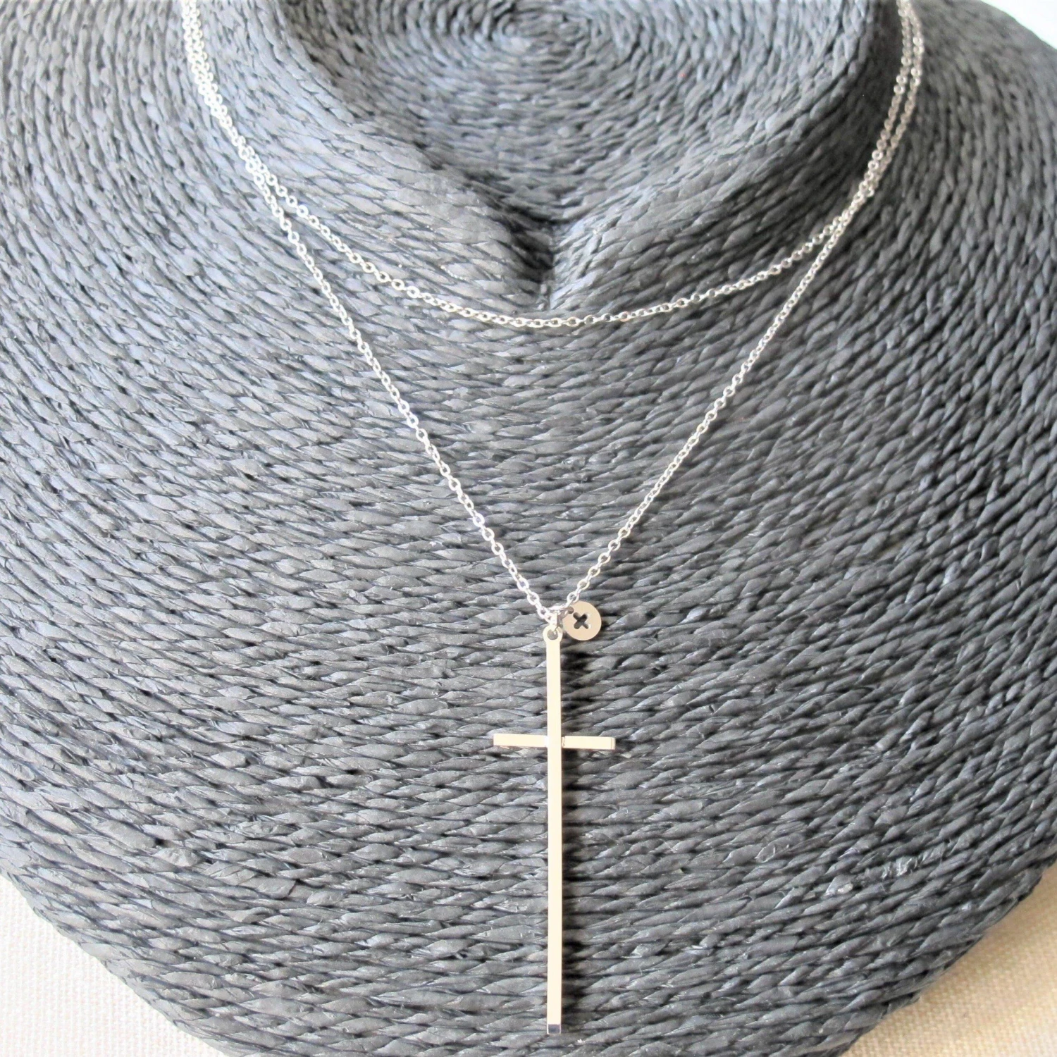 Edelstahl Halskette Kreuz Expresslieferung 3 Edelstahl Halskette Kreuz Expresslieferung