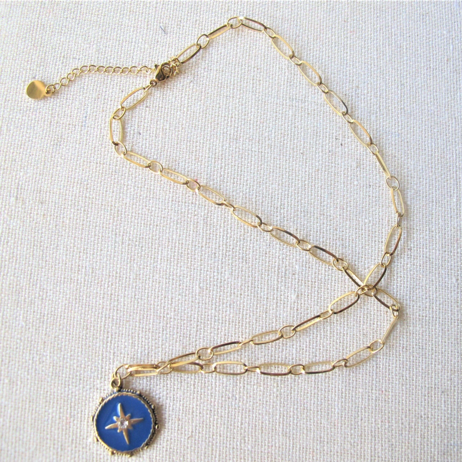 Edelstahl Halskette Blue Star Express Lieferung 7 Edelstahl Halskette Blue Star Express Lieferung – Bild 5