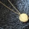 Edelstahl Halskette Mondmedaille Expressversand -Mode Dessous Geschäft collar acero inoxidable medalla lunar envio express pasarelle 774893