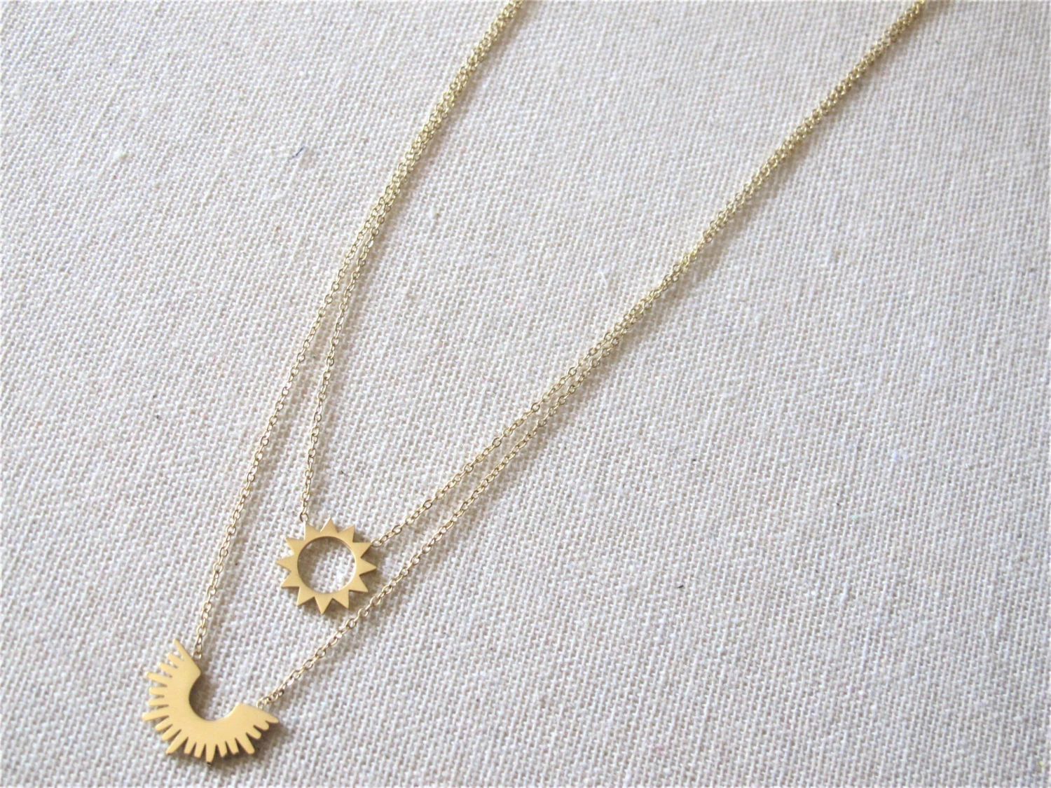 Edelstahl Halskette Medium Sunshine Express Lieferung 6 Edelstahl Halskette Medium Sunshine Express Lieferung – Bild 4