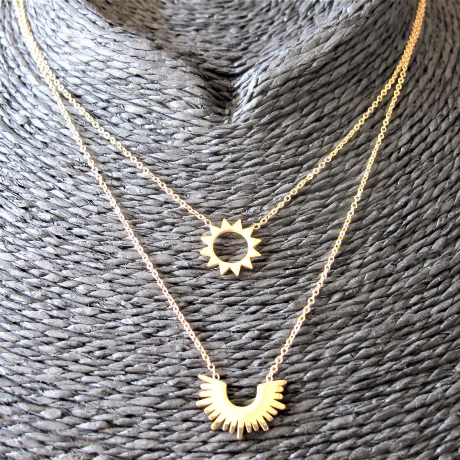 Edelstahl Halskette Medium Sunshine Express Lieferung 4 Edelstahl Halskette Medium Sunshine Express Lieferung – Bild 2