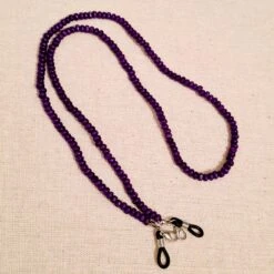 Halskettenaufhänger Masken Expresslieferung -Mode Dessous Geschäft collar colgador mascarillas envio express pasarelle morado 494562