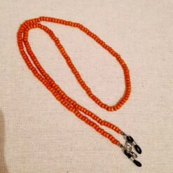 Halskettenaufhänger Masken Expresslieferung -Mode Dessous Geschäft collar colgador mascarillas envio express pasarelle naranja 839019