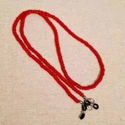 Halskettenaufhänger Masken Expresslieferung -Mode Dessous Geschäft collar colgador mascarillas envio express pasarelle rojo 282938